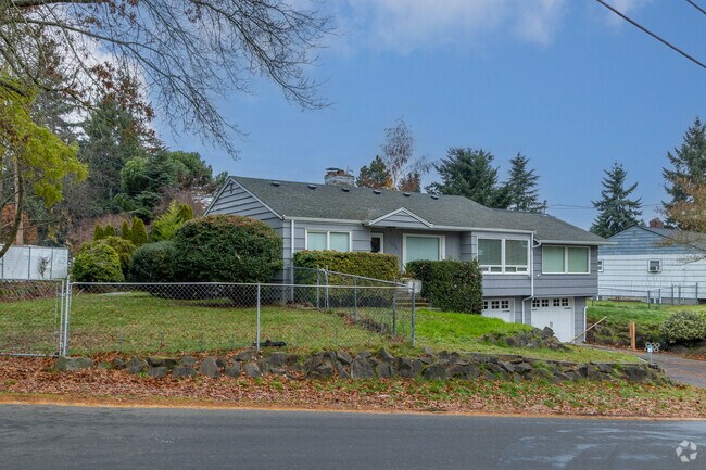 Some homes in Northeast Burien have modest outdoor spaces, such as this one that's fenced off.
