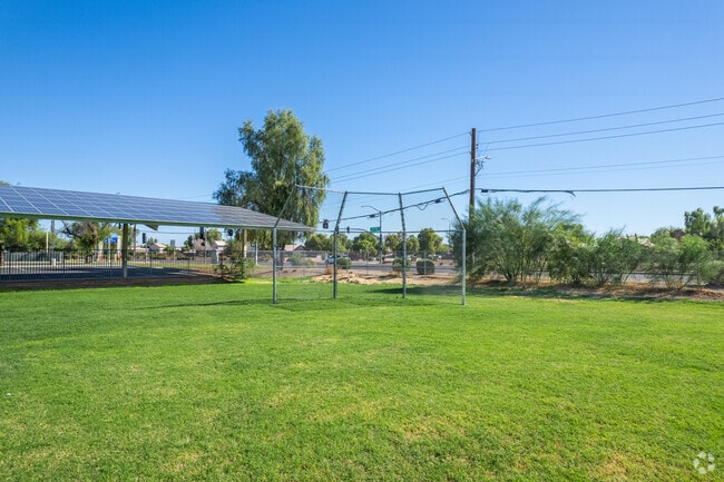 A place for future sluggers to practice at Garden Lakes Elementary School in Avondale.