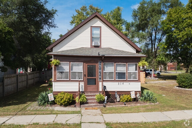 The eastern morning sun shines on this home in Southeast Monroe.