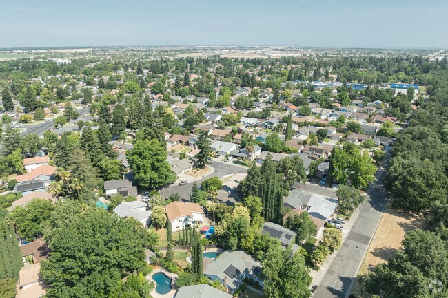Homes are fairly tight together in Frates Ranch.