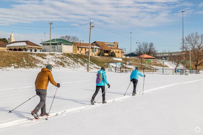 Embrace the winter landscape and enjoy a winter day at Magic Island Park in North Charleston by cross-country skiing through the scenic trails.
