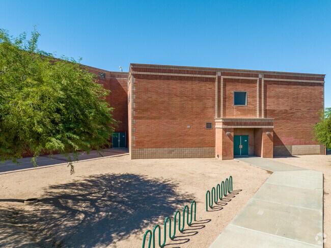 Morris K. Udall Middle School classroom building.