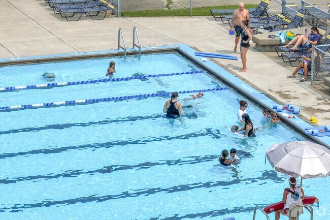 Alpine Pool is nearby to One By One and offers outdoor fun during the summer months.