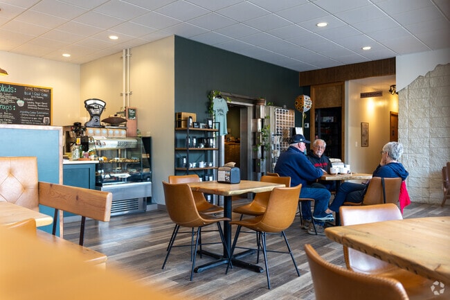 Cot’s Peak Coffee serves drinks in a cozy Gleed setting.