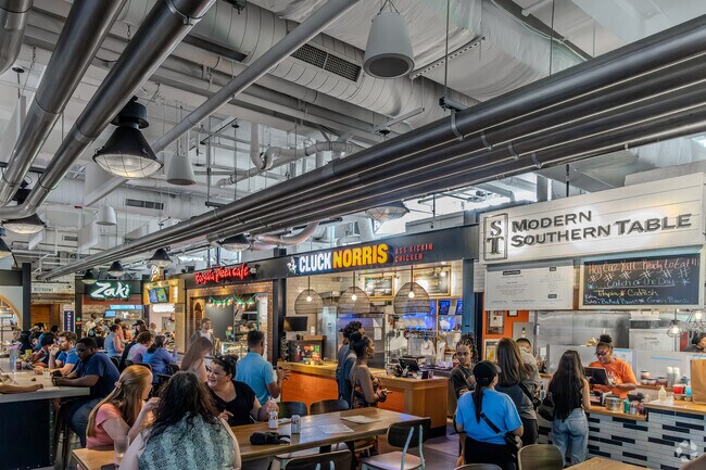 Check out Cluck Norris or Modern Southern Table at Budd Dairy Food Hall in Italian Village.