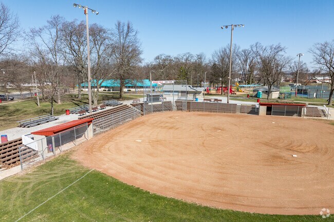 Orr Park features several baseball fields where Orrville little league and school teams play.