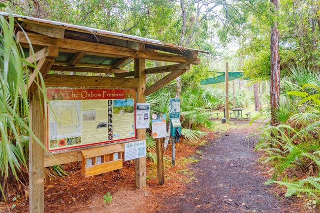 Oxbow Eco-Center near Saint Lucie North offers trails, boardwalks, and environmental programs.