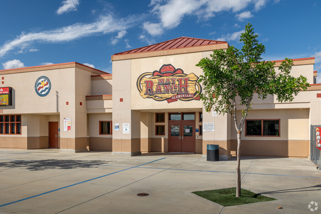 A welcoming entrance is seen at May Ranch Elementary School in Perris.