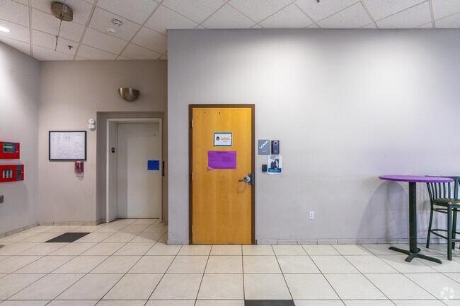 Lumen High School is located in a shared building.