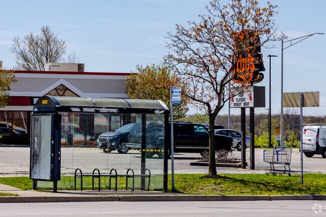 State Route 58, also known as Golf Road, has several local bus stops.