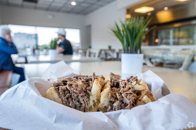 Enjoy the renown cheesesteak at Joey's Pizza in Caln.