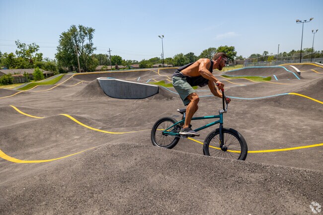McCullough Park offers green space and a community pump track.
