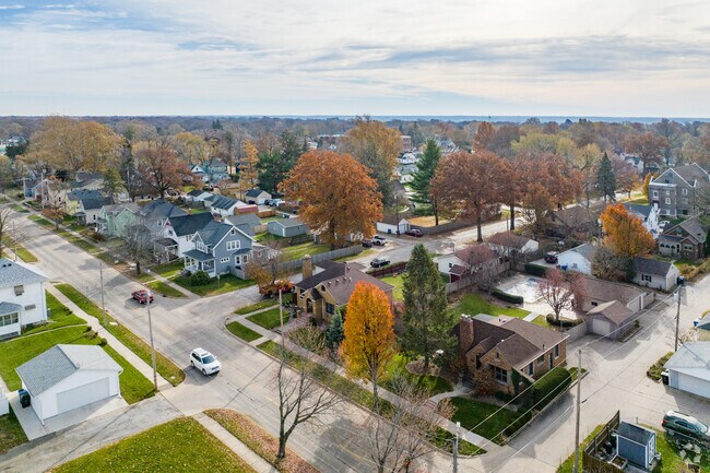 Prospect Park features a hearty mix of housing styles interspersed with great, beautiful trees.