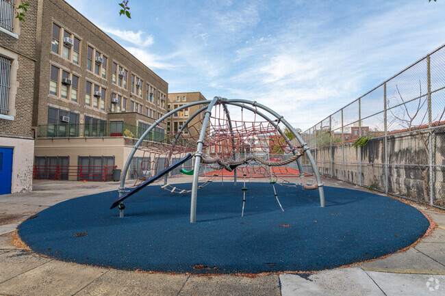 The Fanny Jackson Coppin School has ample playground space for all students.