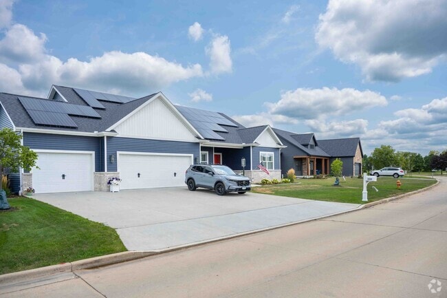 Large driveways can be found at numerous houses in the Southeast Urbana area.