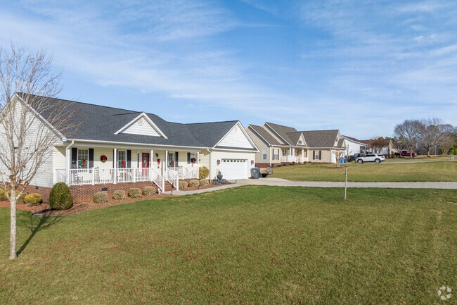 There are newer built homes and communities on the edges of Love Valley.