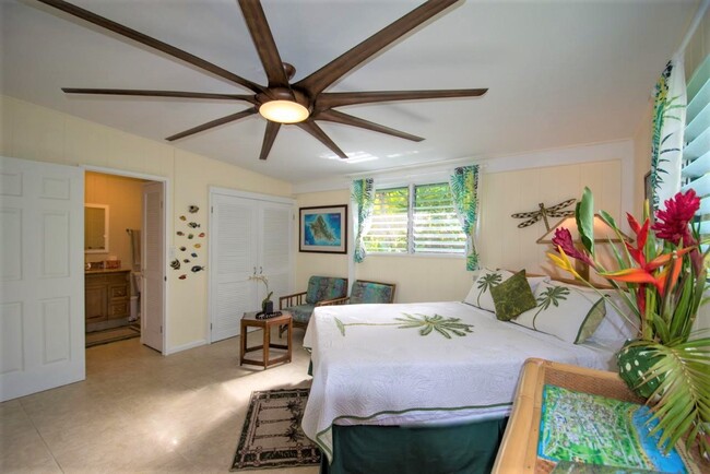 Entry to Bathroom, closets in Bath & Bedroom
