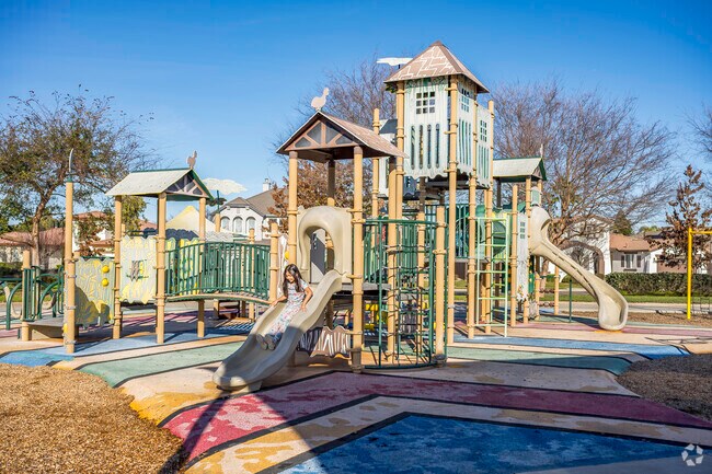Your kids will love the playground at Derr-Okamoto Community Park.