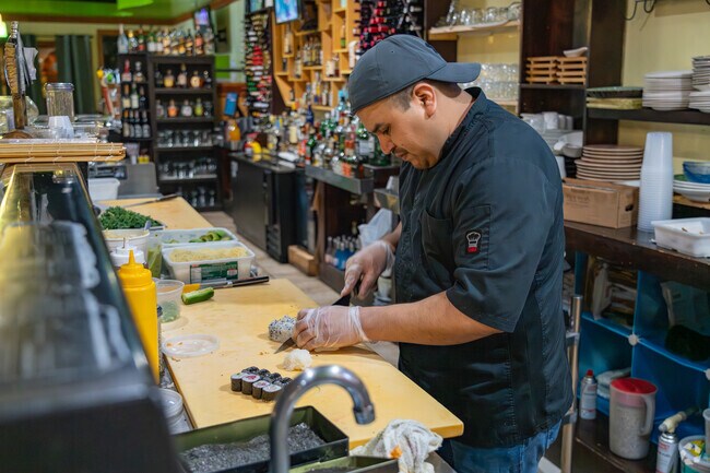 Sushi is hand rolled to order at Lemon Grass in Briarwood.