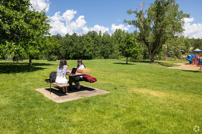 Relax and have a picnic with your friends at Broadmoor Valley Park.