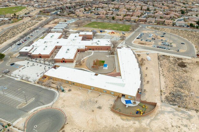 Martin Luther King Jr. Elementary School is separated into two buildings.