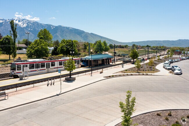 Sandy TRAX Station is the rail hub for getting around in Sandy, UT.