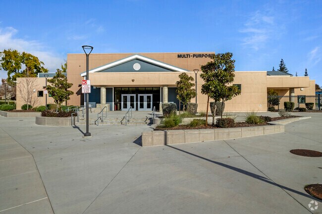 Safety meets education at Flora Arca Mata School in Stockton's Lincoln Village neighborhood.
