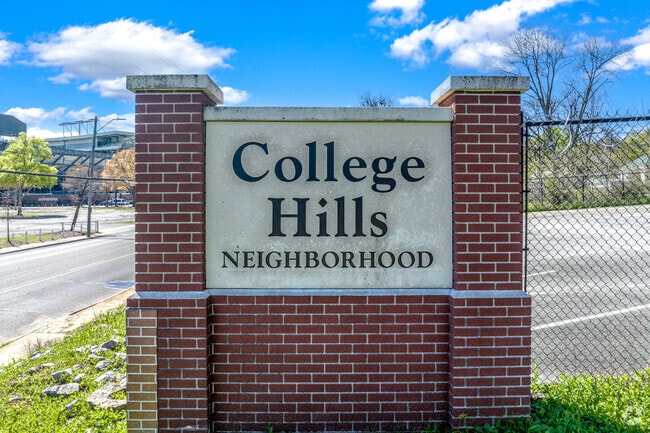 Feel welcomed when you visity the College Hills neighborhood.