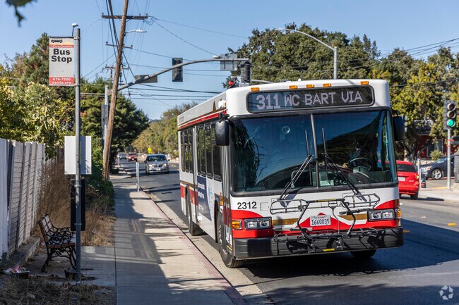 The County Connection bus links the Monument Corridor neighborhood to the rest of Concord.