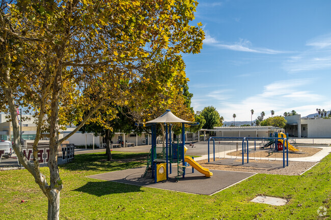 The playground at Valley View Elementary is so enticing that your kids will not want to leave.
