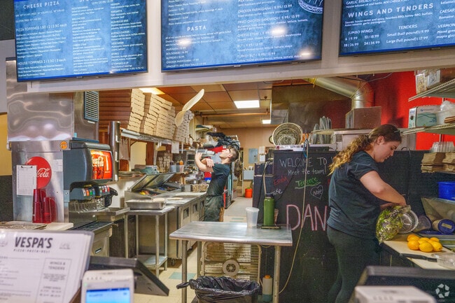 Many who live in Essex Junction like to order their pizza as well as other delicious deli items from Vespas Pizza Pasta & Deli.