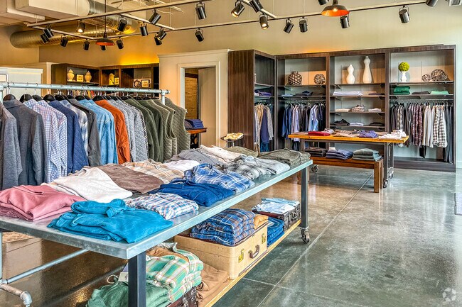 Just down the road from Ridgefield, Grae sells stylish men's clothing in a welcoming setting.