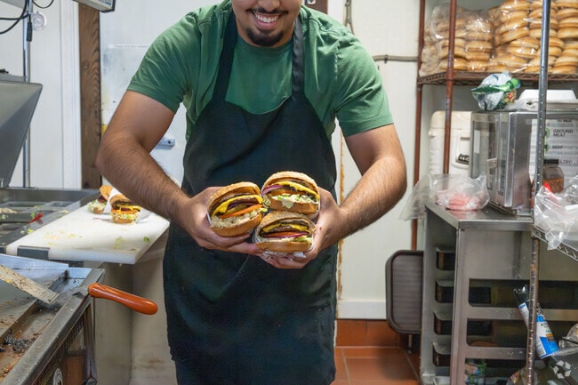 Sanad Freeze serves up delicious cheeseburgers in Earlimart.