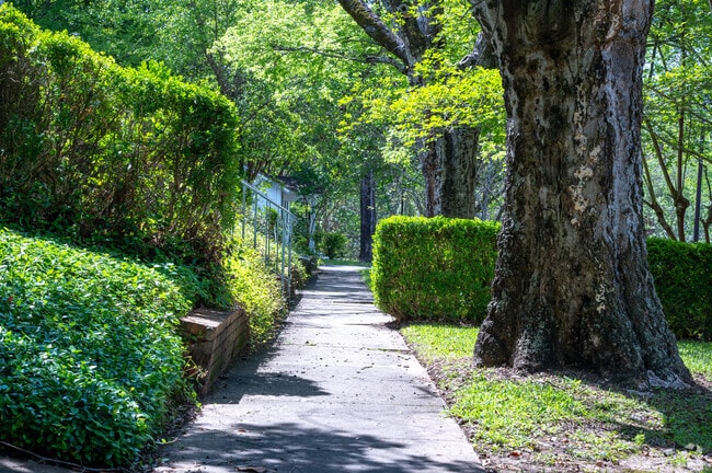 Montgomery Alabama, Old Cloverdale Historic District is filled with Sidewalks