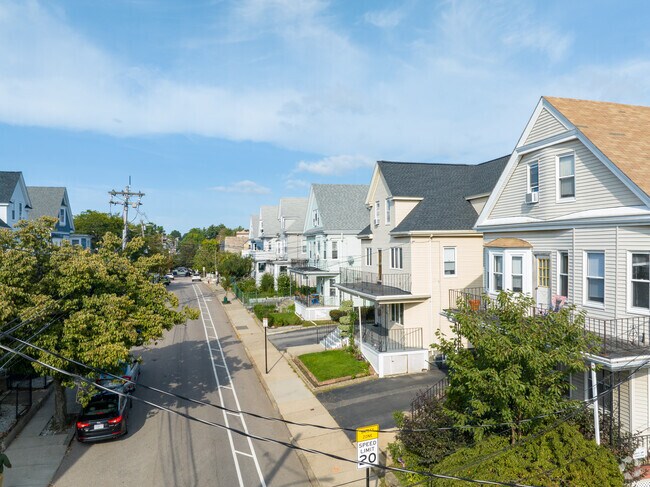 Teele Square has many large, well-kept multi-family homes.