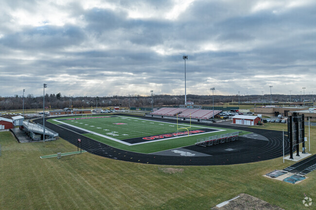 Muskego High School has a beautiful football field.
