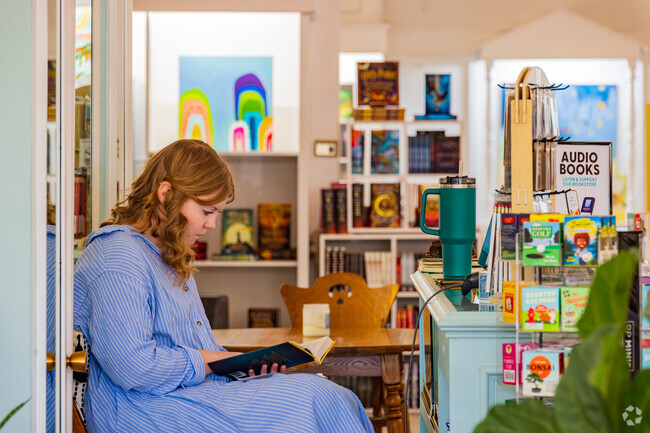 Bluebird near Homestead is filled with books for all genre lovers, comfortable seating.