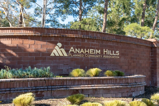Anaheim Hills has plenty of planned Community Association.