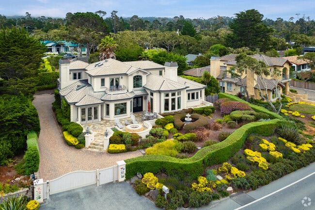 Opulence and architecture in Pebble Beach, California.