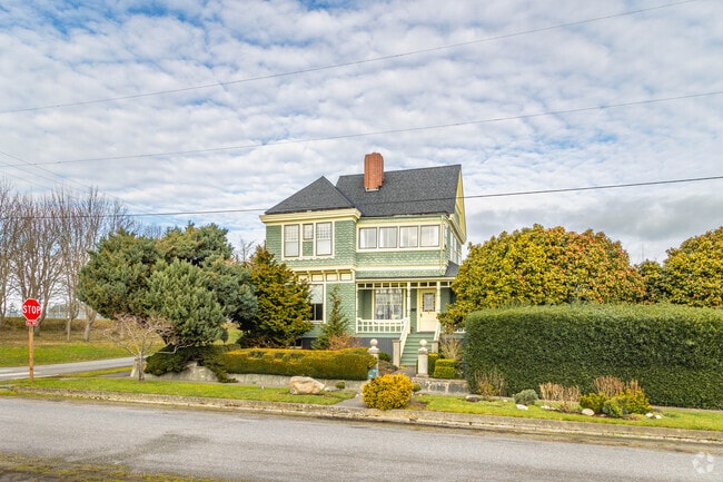 Homes with Victorian touches can be found along the residential streets of Port Townsend.