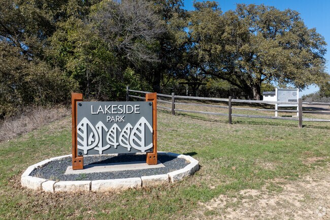 Lakeside Park is a short drive from Woodway residents.