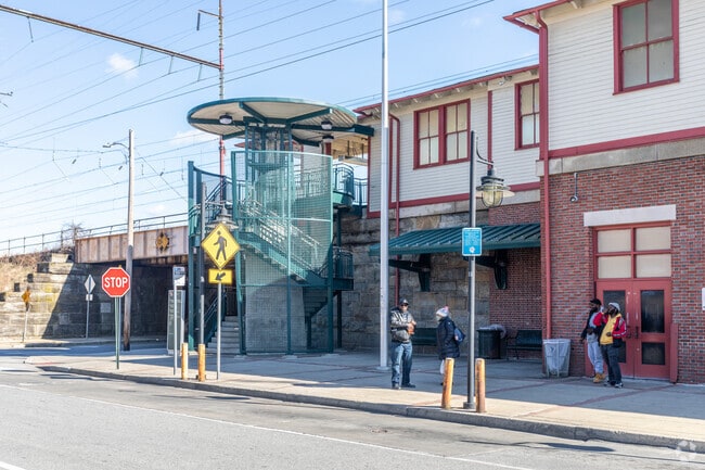 Locals can commute to Philadelphia or Wilmington with ease at the Chester Transportation Center.
