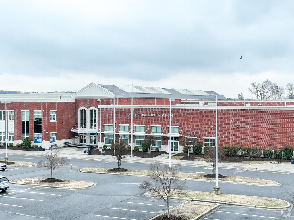 The entrance to Hickory Ridge Middle in Harrisburg.