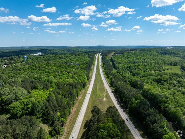 Looking down 575 towards Marietta in Ball Ground, GA.