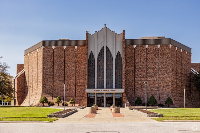 The campus of Evangel University sits in the heart of the Cooper Park neighborhood.