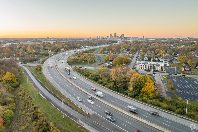 Interstate 65 is accessible from Crown Hill and heads directly to Indianapolis.