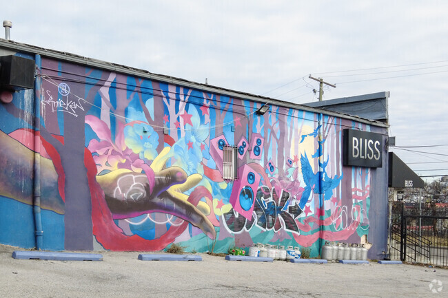 Bliss Night Club comes alive at night in the Gateway neighborhood.