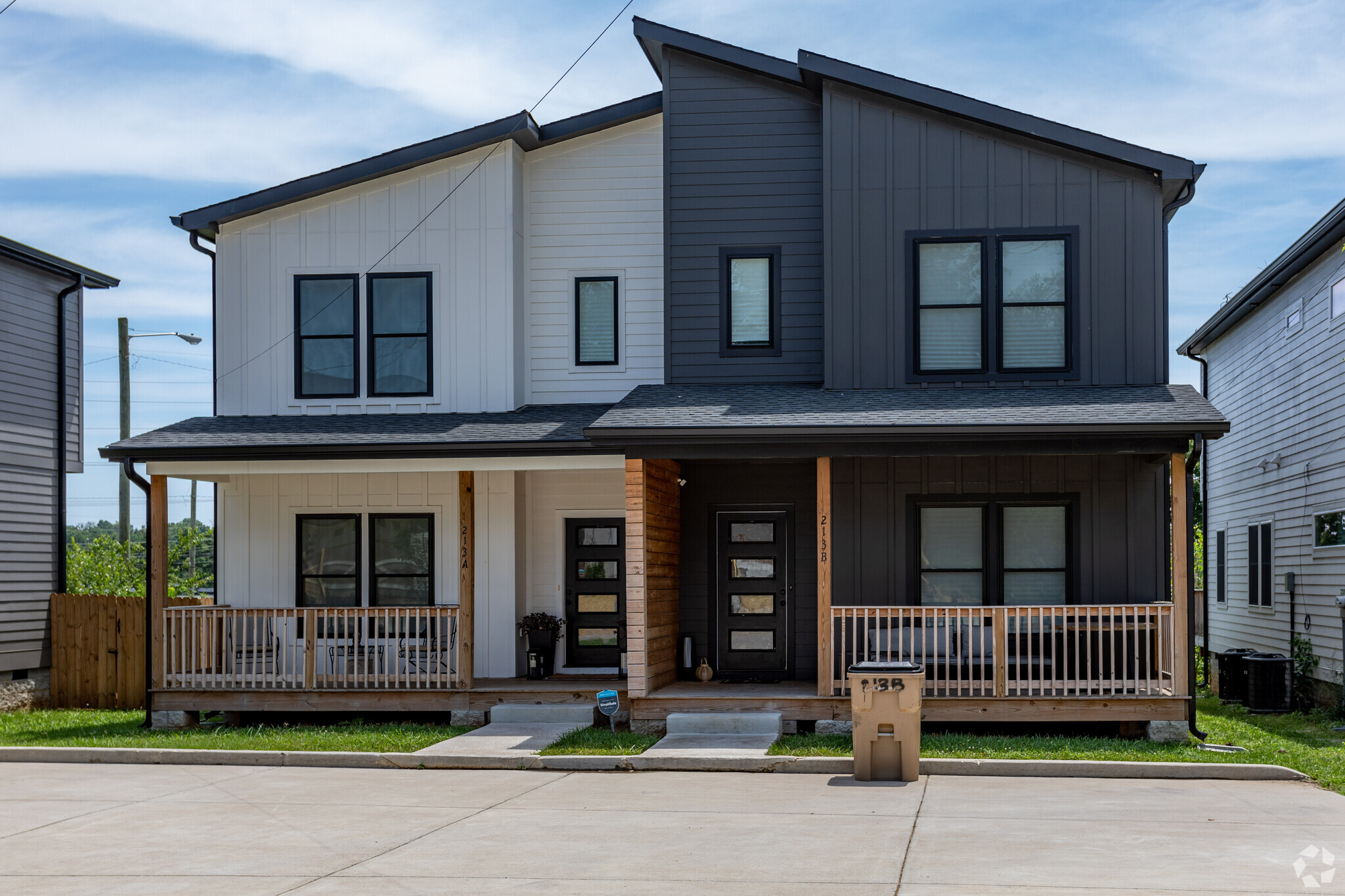 Modern Duplexes are visible in South Nashville.