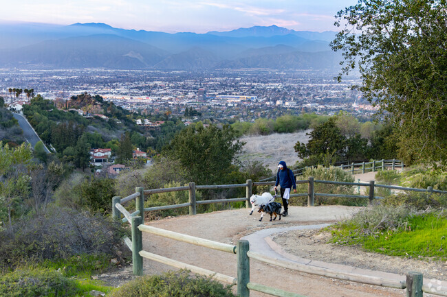 Take a scenic hike in Walnut at Rock On A Cliff trail.
