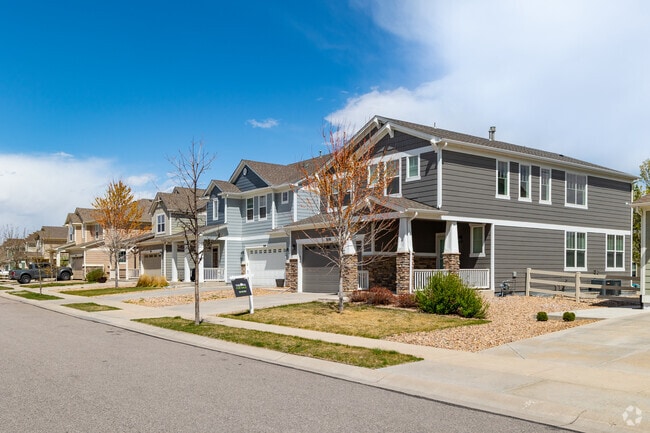 Craftsman homes line quiet streets with manicured lawns in Rigden Farm.